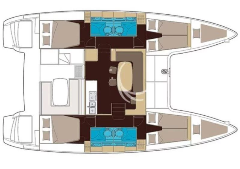 Lagoon 400 S2 (Orion VII) Plan - 5