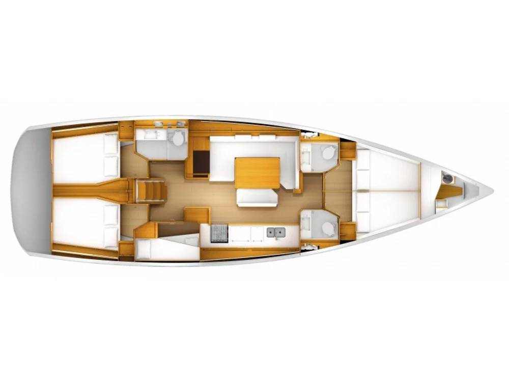 Sun Odyssey 509 (Alessandra) Plan image - 3