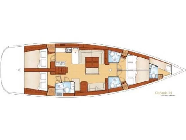Oceanis 54 (SIRENA De ORO) Plan image - 22