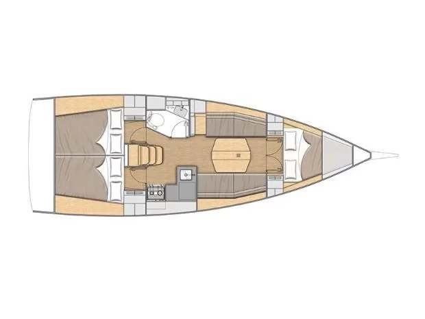 Oceanis 34.1 (Angelica) Plan image - 4
