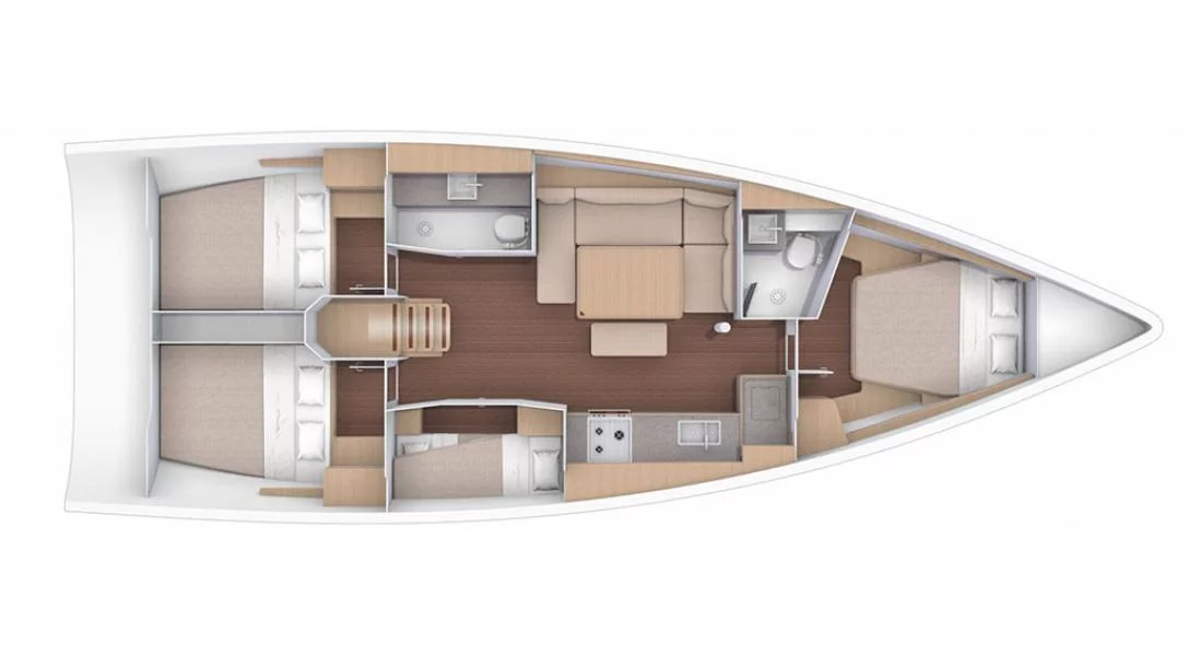 Dufour 430 (GOSAILING) Plan image - 21