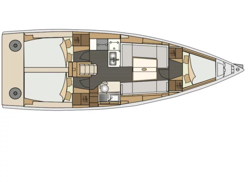 Elan 350 (Yankee) Plan image - 5