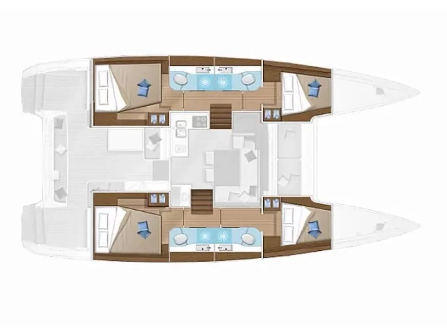 Lagoon 40 (ALEXANDRIA) Plan image - 4