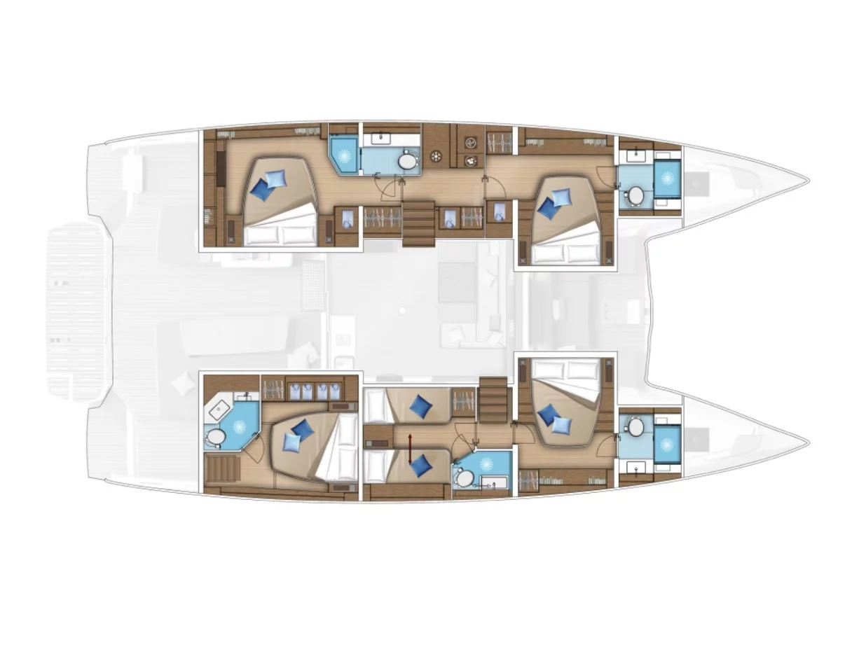 Lagoon 55 (CHAMPAGNE PLEASE) Plan image - 54