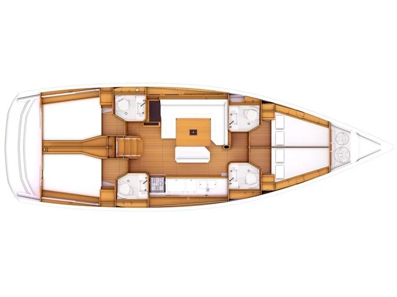 Sun Odyssey 479 (Capricorn) Plan image - 2