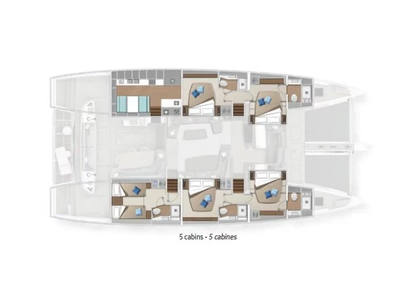 Lagoon Sixty 5 (SEADUCTIVE ORCA) Plan image - 15