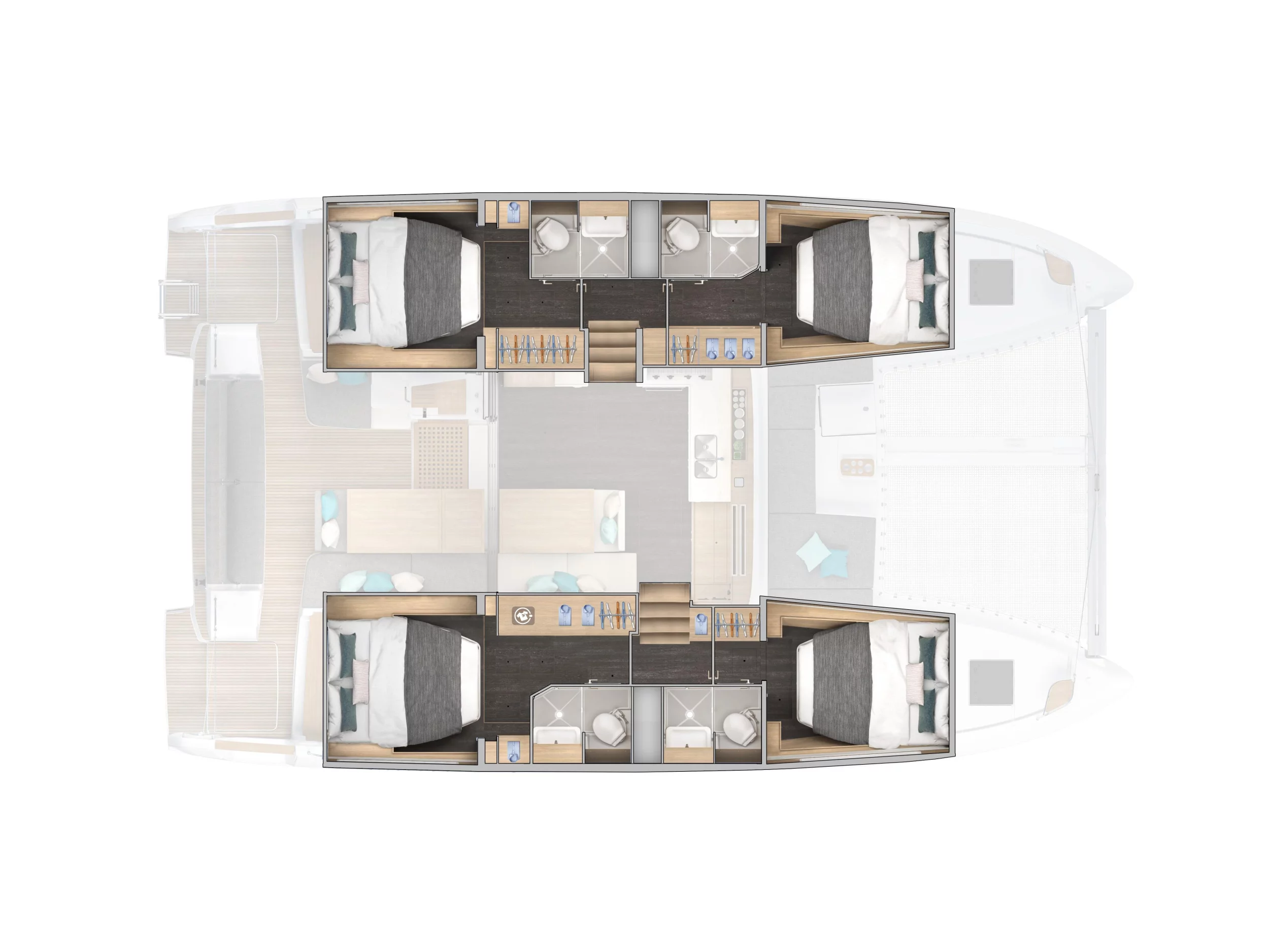 Lagoon 43 (Tuco - Premium line) Plan image - 1