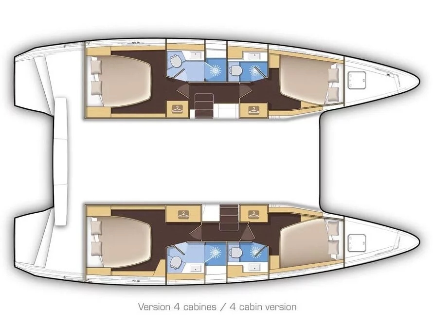 Lagoon 42 (DEAR JOHN) Plan image - 52