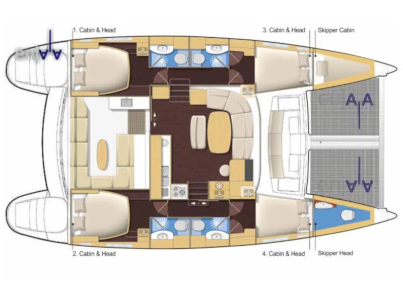 Lagoon 440 (Enjala) Plan image - 10