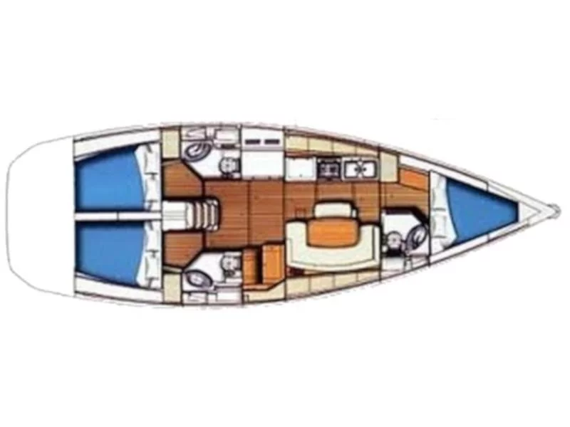 Cyclades 43.3 (Tecno Sail) Plan image - 5