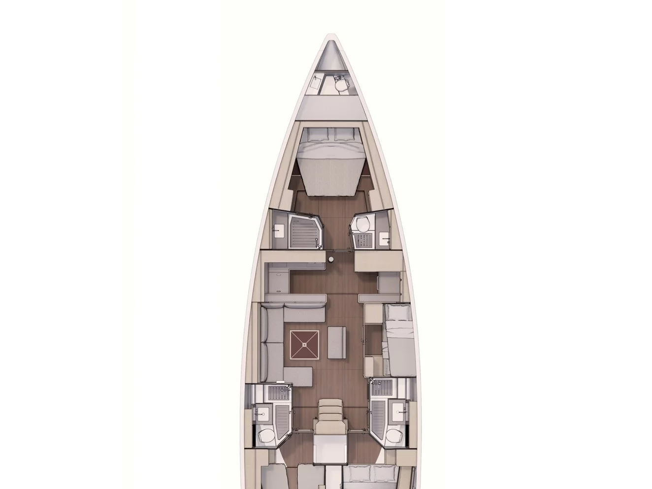 Dufour 530 (PERSEIDE) Plan image - 1