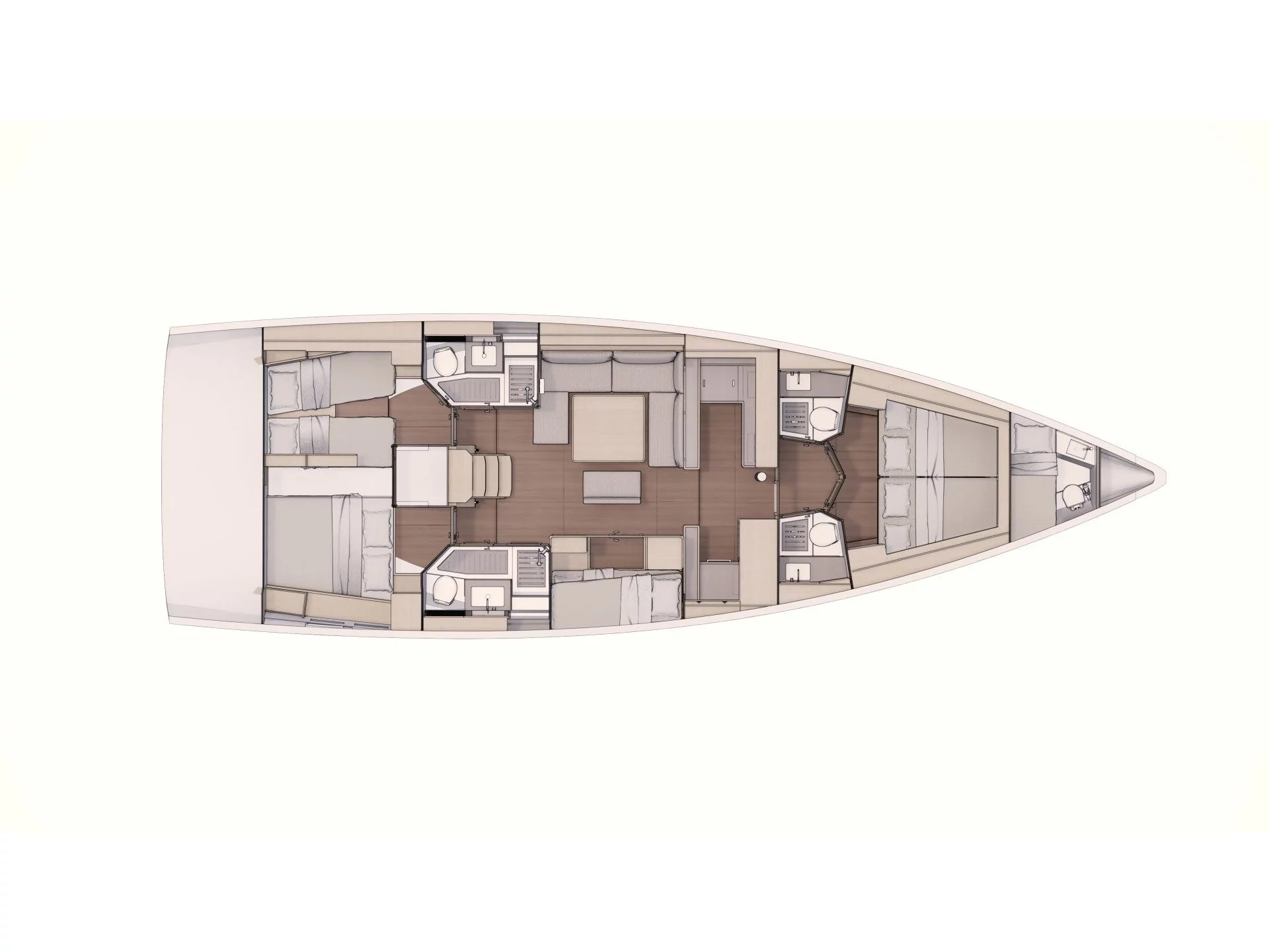 Dufour 530 (ARTEMIDE) Plan image - 11