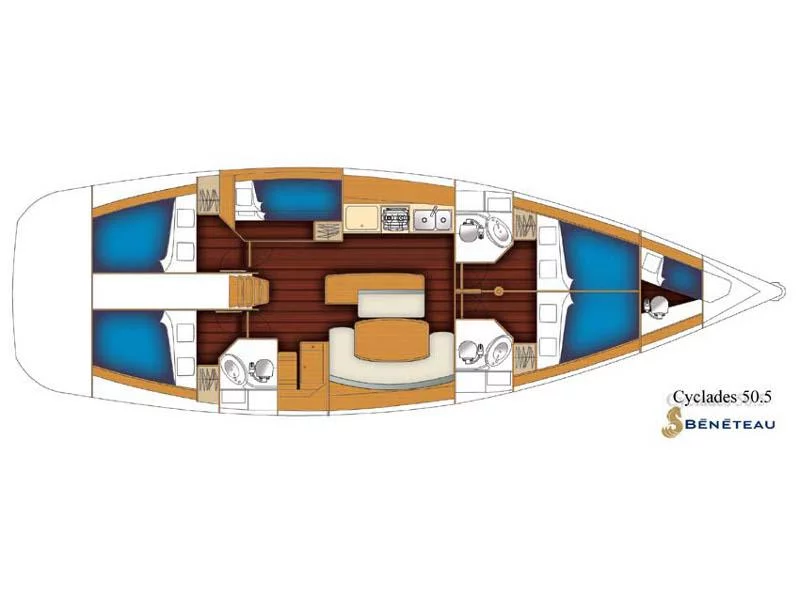 Beneteau 50 (Tetina) Plan image - 25