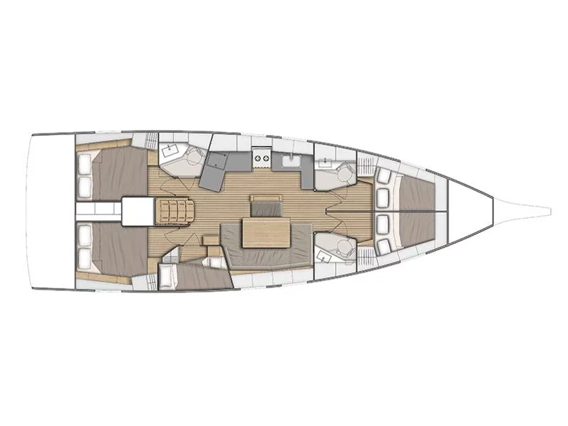 Oceanis 46.1 (Senza Ostacoli) Plan image - 8