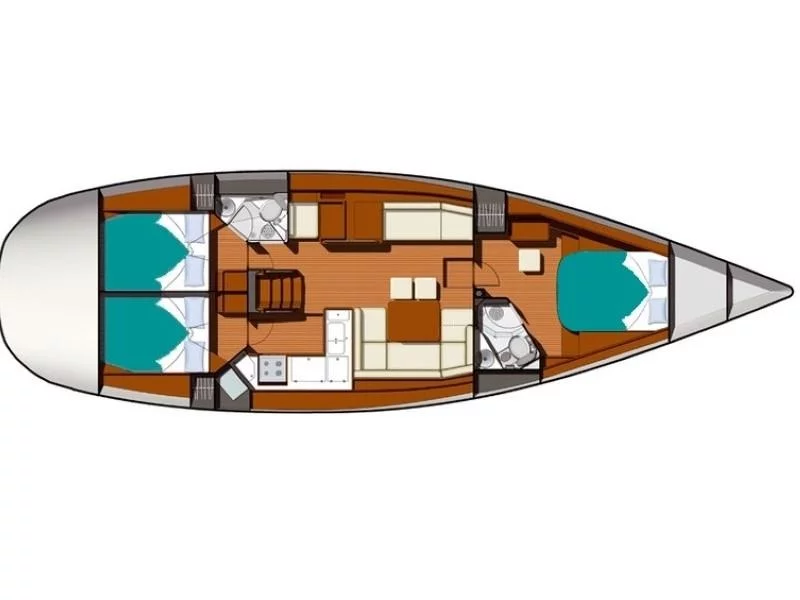 Sun Odyssey 50 DS (Eleven) Plan image - 2