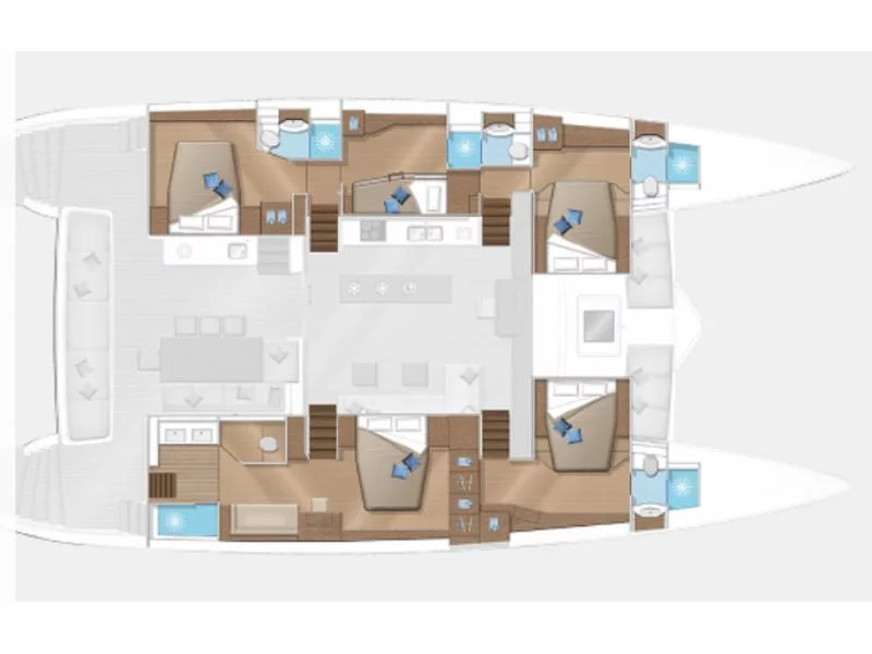 Lagoon 620 (Atlantis) Plan image - 4