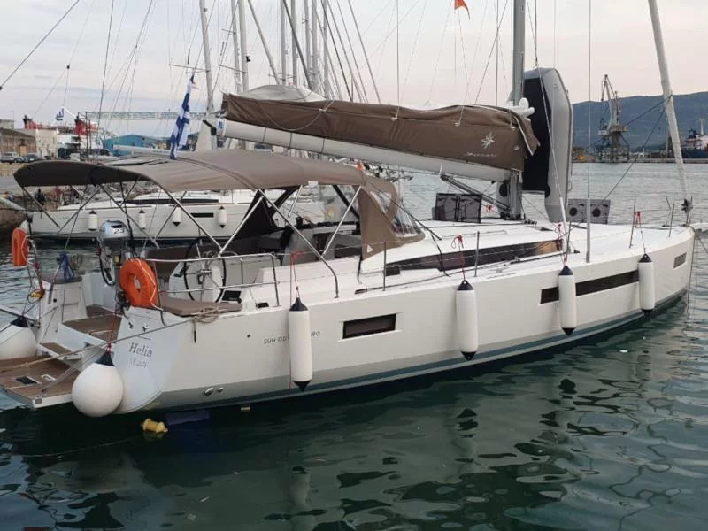 Sun Odyssey 490 (Helia (, Gen. 10kVA, Electric Winch NEW 2022)) Main image - 0
