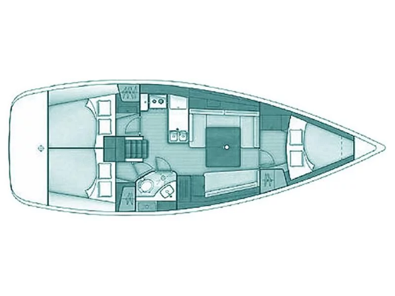 Oceanis 37 (Galene) Plan image - 1