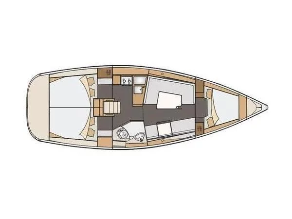 Elan 35 Impression (Aurora) Plan image - 2