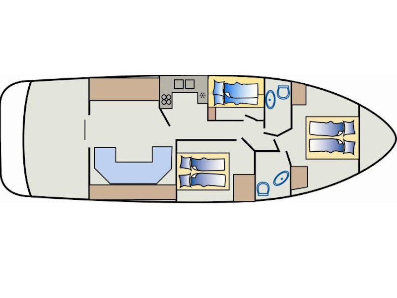 Photo #3 - Princess 470 (Antares II) in Primosten - 18668