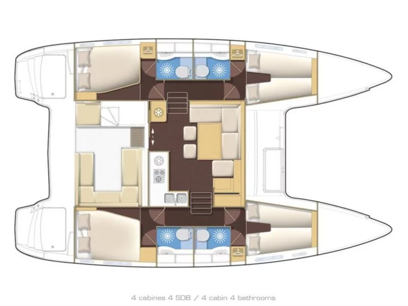 Lagoon 400 S2 (Armonia) Plan image - 10