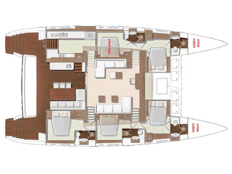 Lagoon 620 Essence (Soleanis II) Plan image - 6
