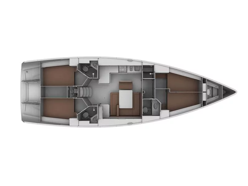 Bavaria 45 Cruiser (Akilina) Plan image - 3