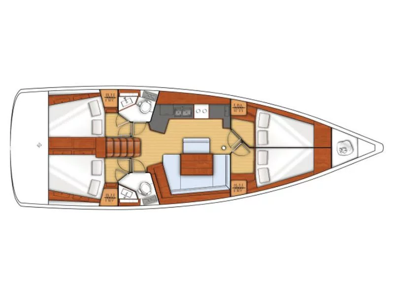 Oceanis 45 (AF-OC45) Plan image - 1