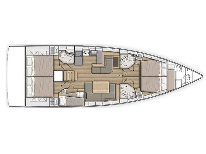 Oceanis 51.1 (Alba) Plan image - 5