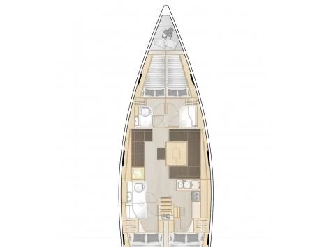 Hanse 458 (Nimbus) Plan image - 10