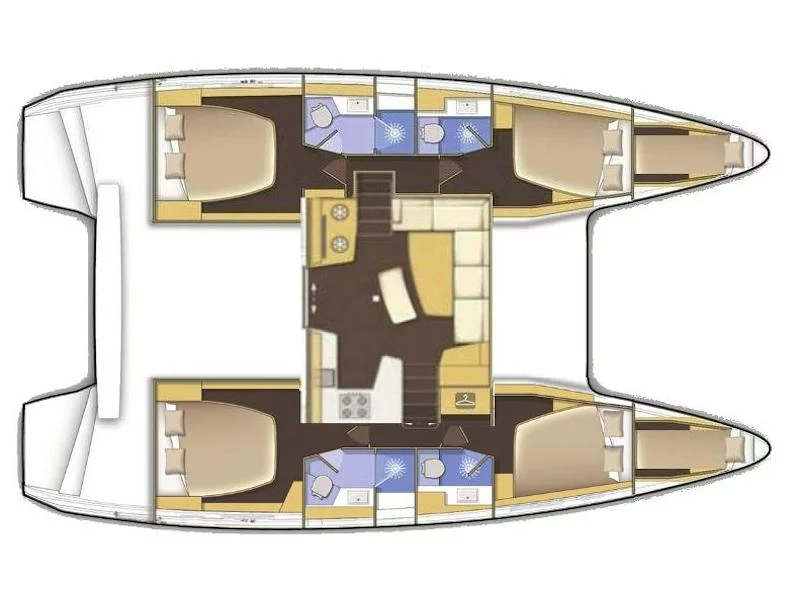 Lagoon 42 (BLUE STEEL) Plan image - 7