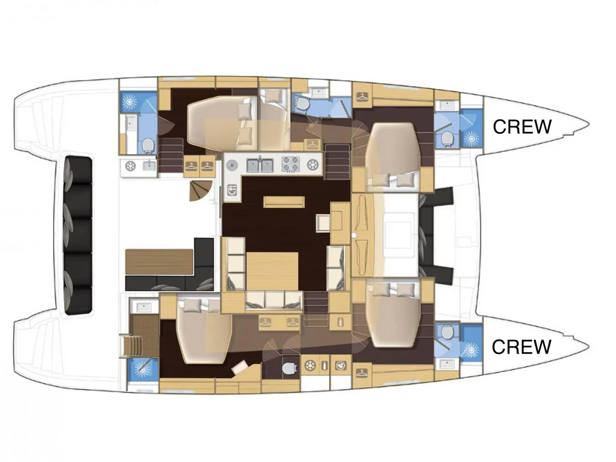 Lagoon 560 S2 (Taipan) Plan image - 18