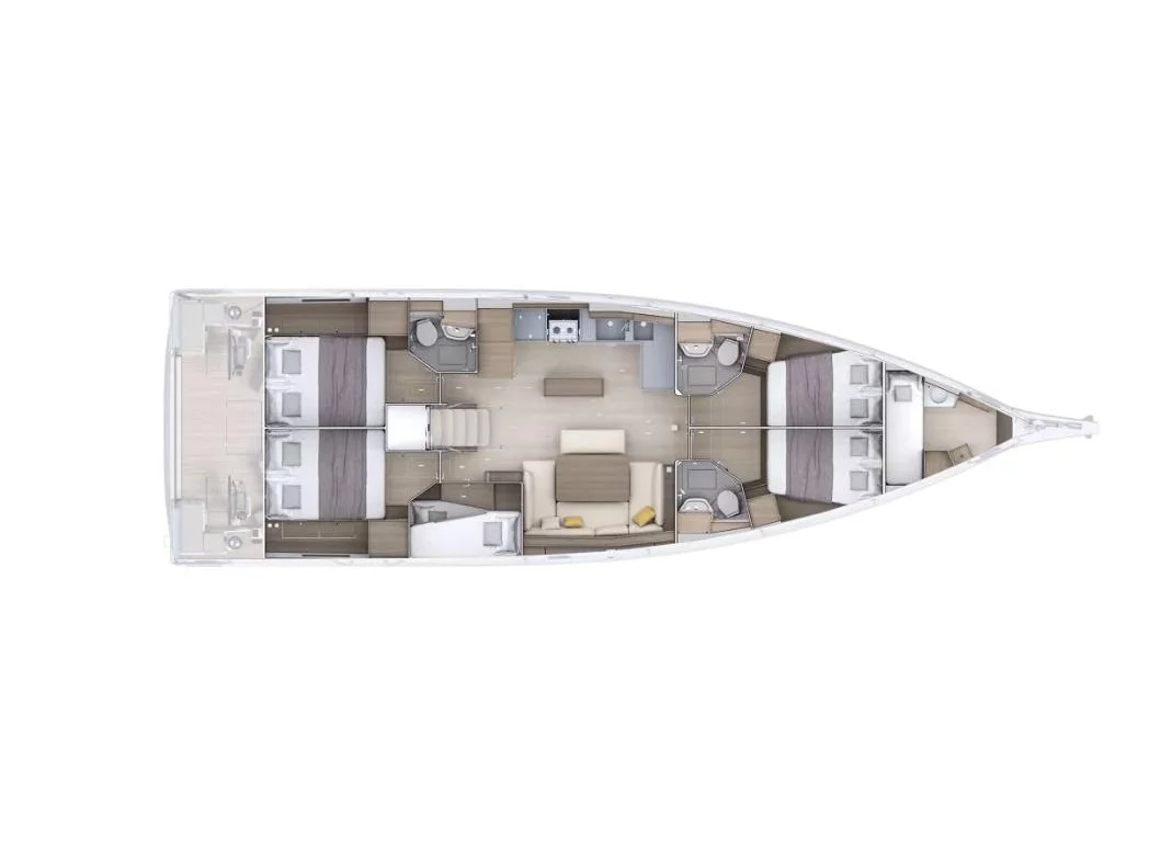 Oceanis 52 (Pandora - Comfort line) Plan image - 2