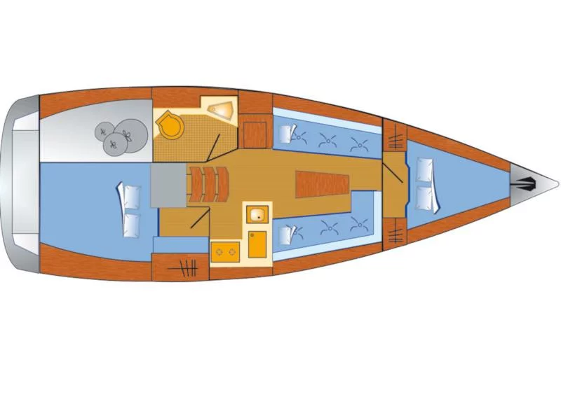Bavaria Cruiser 34 (Little Joe) Plan image - 15