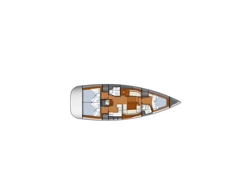 Sun Odyssey 42 i (Benoit) Plan image - 8