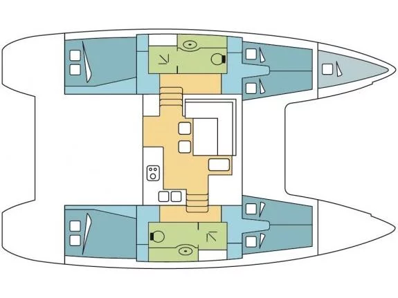 Lagoon 400 S2 (Opale 4) Plan image - 2