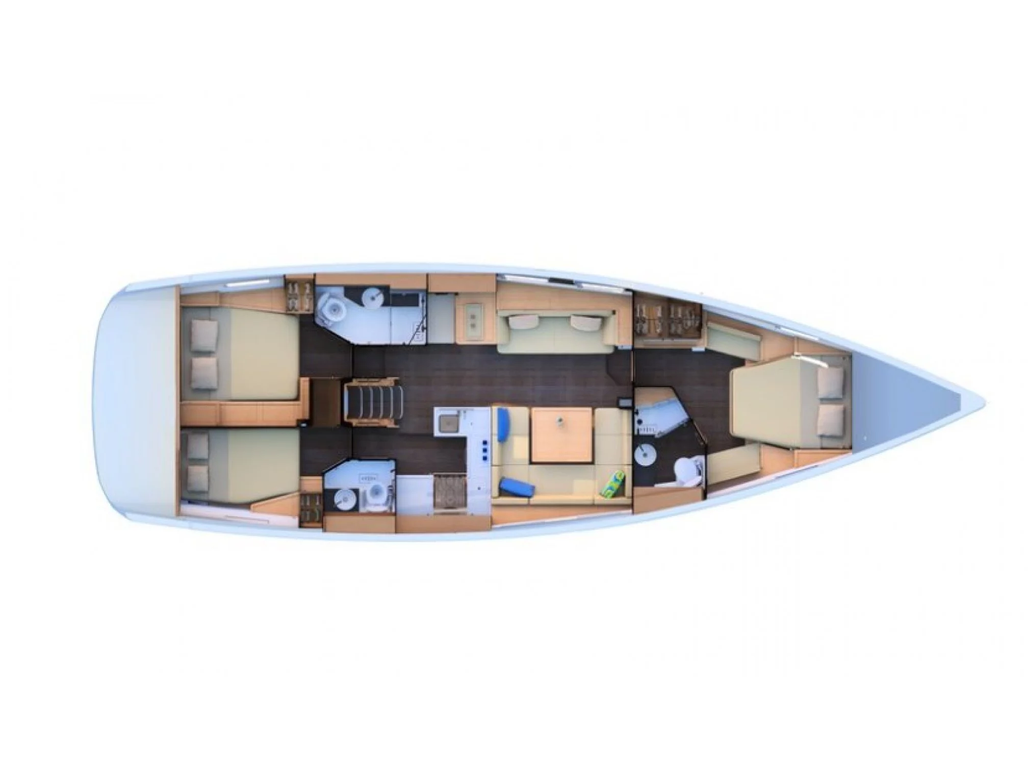 Sun Odyssey 51 (Stavros tou Notou) Plan image - 6