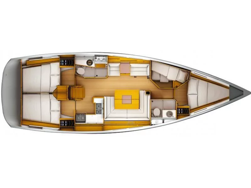 Sun Odyssey 449 (AF-SO449) Plan image - 2