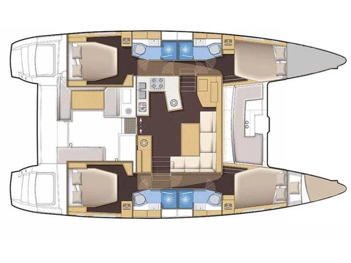 Lagoon 450 Sport (Gecko) Plan image - 13
