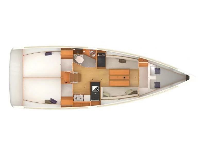 Sun Odyssey 349 (Berry) Plan image - 1