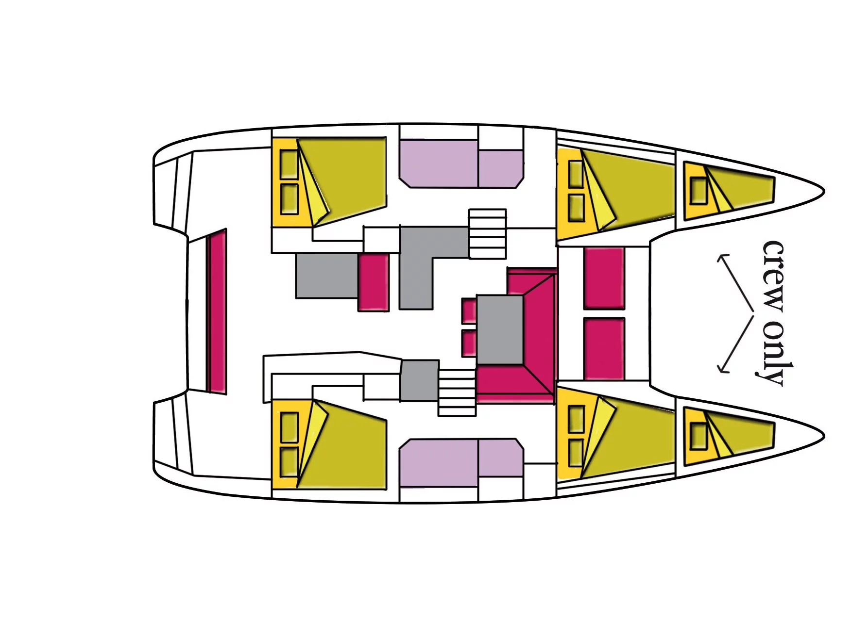 Lagoon 40 (Orso di Mare (WM, Inverter)) Plan image - 13