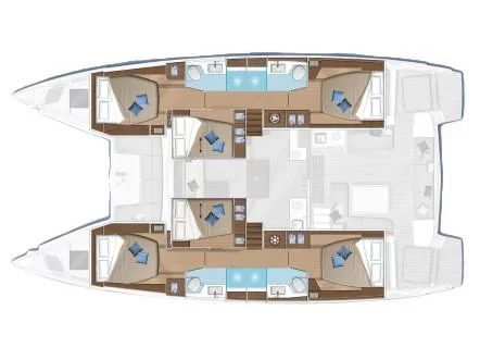 Lagoon 50 (Coraline) Plan image - 29
