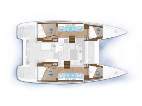 Lagoon 40 (Bonobo | watermaker) Plan image - 2