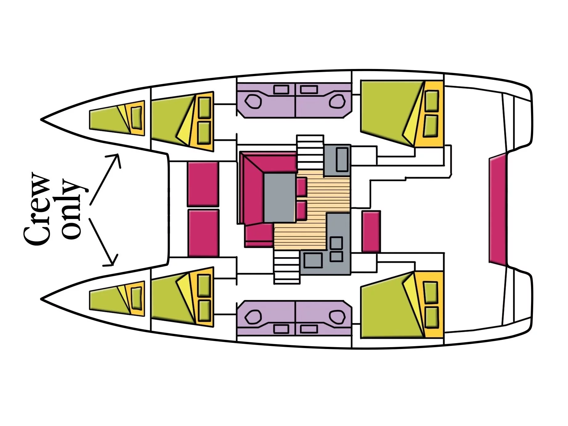 Lagoon 40 (Freccia (WM, Inverter)) Plan image - 8