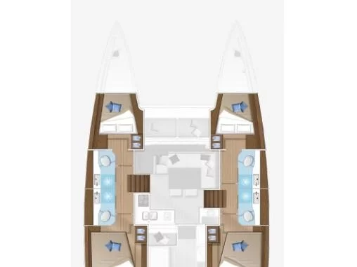 Lagoon 40 (MIGNONNE) Plan image - 2