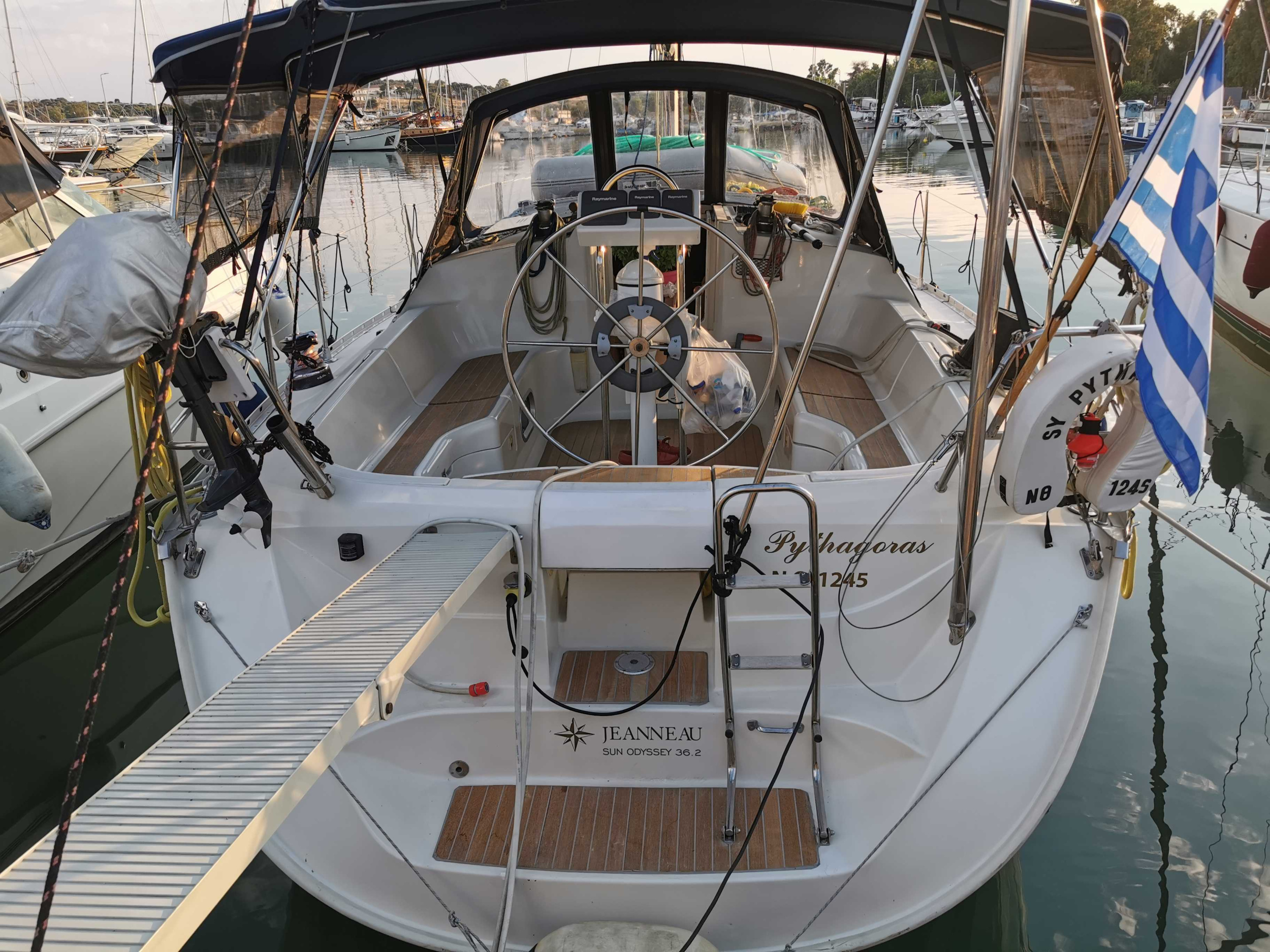 Photo #1 - Sun Odyssey 36.2 (Pythagoras (electric head, wind )) in Piraeus - 6229