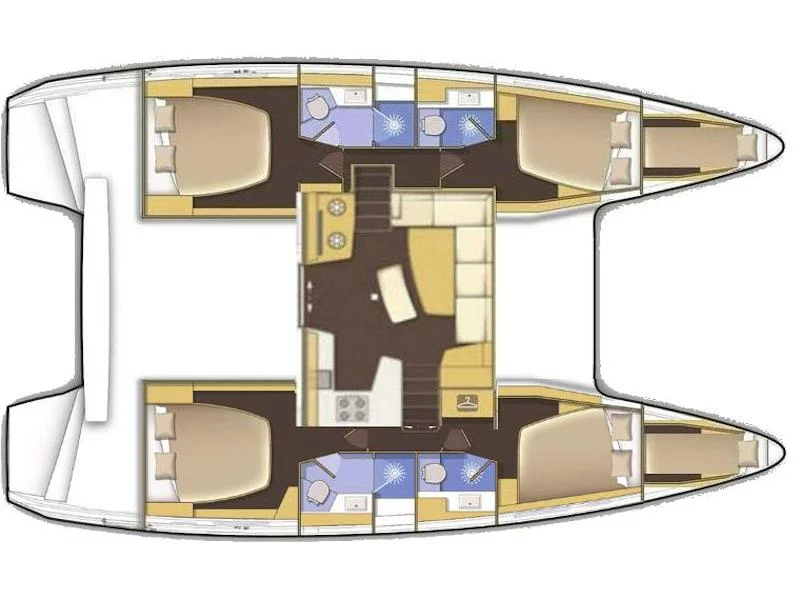 Lagoon 42 (ALEXANDROS) Plan image - 4