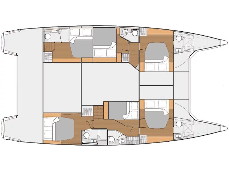 Saba 50 6+1 (Royal Cracow (crewed) SATURDAY) Plan image - 16