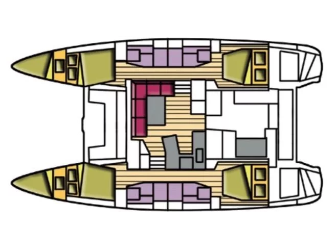 Lagoon 42 (Lucrezia) Plan image - 2