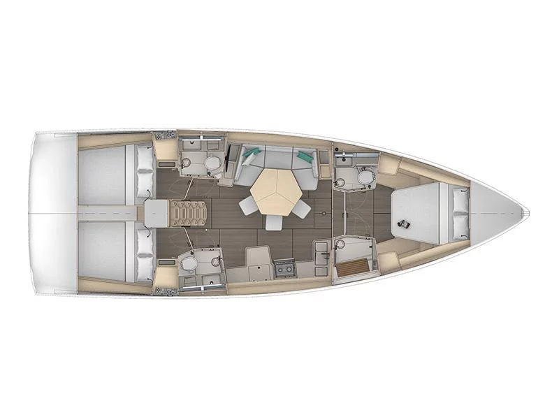 Dufour 44 (Vera) Plan image - 18
